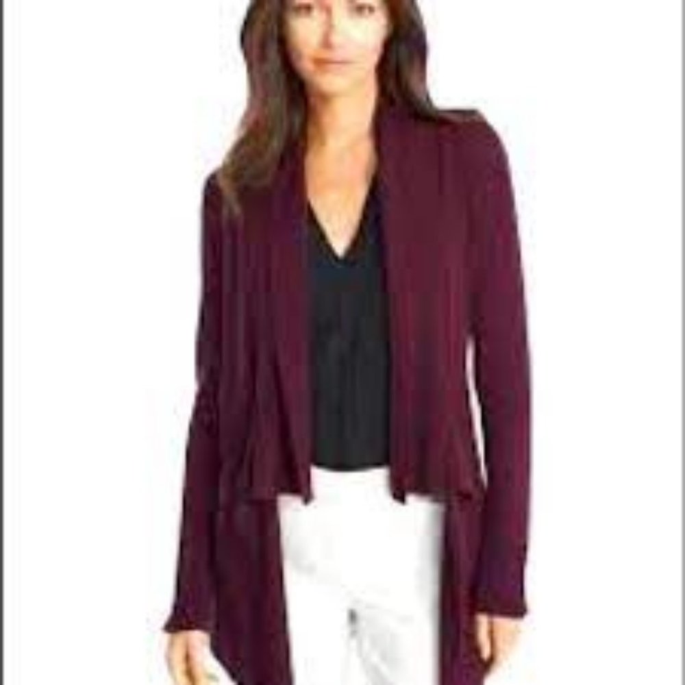 WHBM purple cardigan